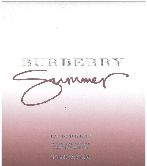 BURBERRY  SUMMER [2009] Perfume By BURBERRY For WOMEN