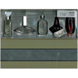 GIFT/SET CALVIN KLEIN 5PCS.MINIES[CONTRADICTION+ETERNITY+OBSESSION+TRUTH+CK ONE+[ALL .1 Perfume By CALVIN KLEIN For Kid