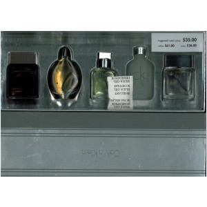 GIFT/SET CALVIN KLEIN 5PCS.MINIATURES[ OBSESSION +CK ONE+ ETERNITY + EUPHORIA+CALVIN KLEIN MAN [ALL .3 Perfume By CALVIN KLEIN For Kid