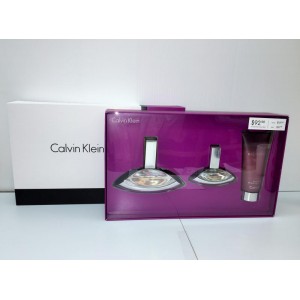 GIFT/SET EUPHORIA 3PCS.'EUPHORIA HARD BOX SET - 3. Perfume By CALVIN KLEIN For Women