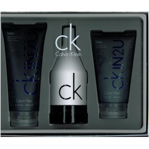 GIFT/SET CKIN2U 3 PCS. [5.1 FL Perfume By CALVIN KLEIN For GEL]MEN