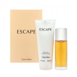 GIFT/SET ESCAPE 2PCS.'3.4 FL Perfume By CALVIN KLEIN For WOMEN