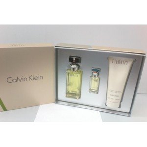 GIFT/SET ETERNITY 3PCS Perfume By CALVIN KLEIN For Women