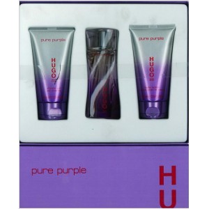 GIFT/SET HUGO PURE PURPLE 3PCS [1.7 FL by HUGO BOSS For Women