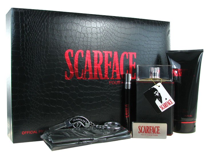 GIFT/SET SCARFACE 6 PIECES [3.4 FL Perfume By UNIVERSAL STUDIOS For Men