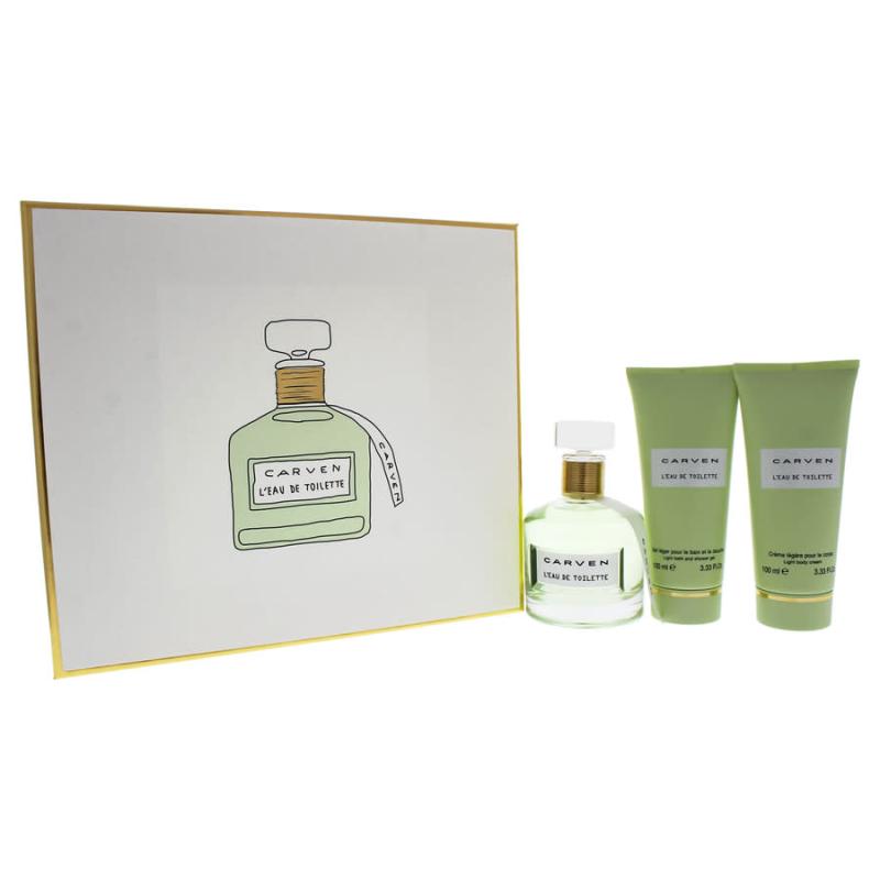 BY CARVEN CARVEN L(EAU DE TOILETTE(W)(LI)3PC