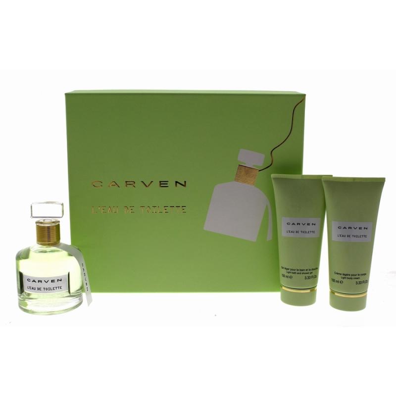 BY CARVEN CARVEN L(EAU DE TOILETTE(W)(LI)3PC BY  FOR WOMEN