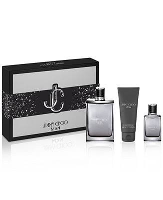 JIMMY CHOO MAN 3 PCS SET 3.4 EDT + 1.0 EDT + 3.4 S. GEL FOR By  For