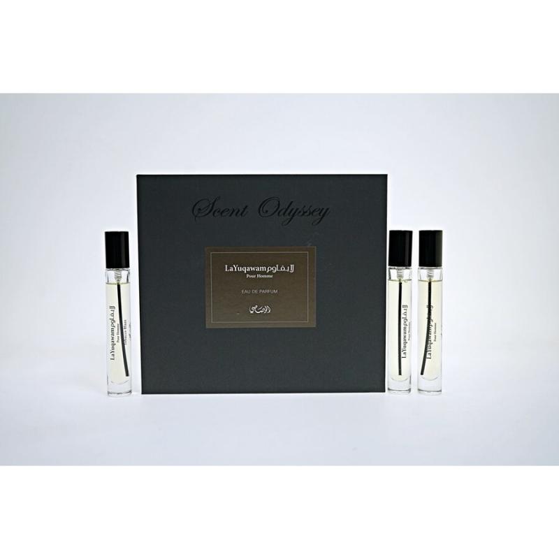 BY RASASI RASASI SCENT ODYSSEY LA YUQAWAM(M)(DF)LI FREE)3PC SET(3 X