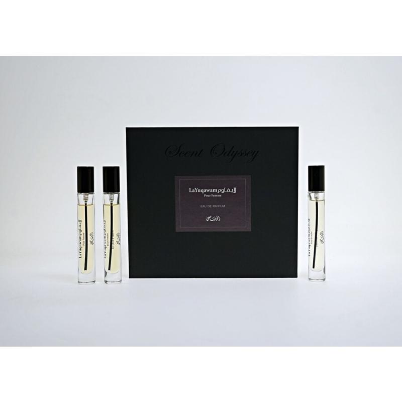 BY RASASI RASASI SCENT ODYSSEY LA YUQAWAM(W)(DF)LI FREE)3PC SET(3 X