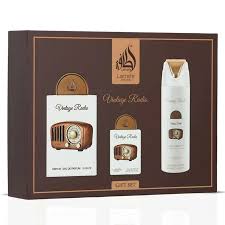 LATTAFA SET VINTAGE RADIO 3 PCS SET 3.4 EDP + FOR BY FOR KID