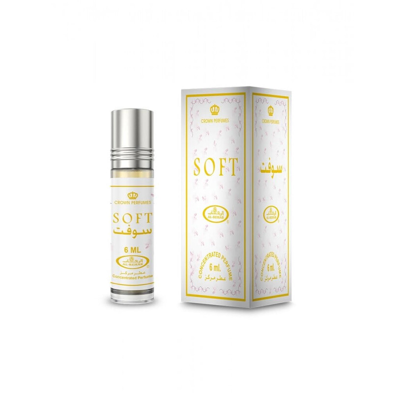 BY CROWN PERFUMES AL-REHAB SOFT(W)CONCENTRATED PERFUME ROLLER BALL 6