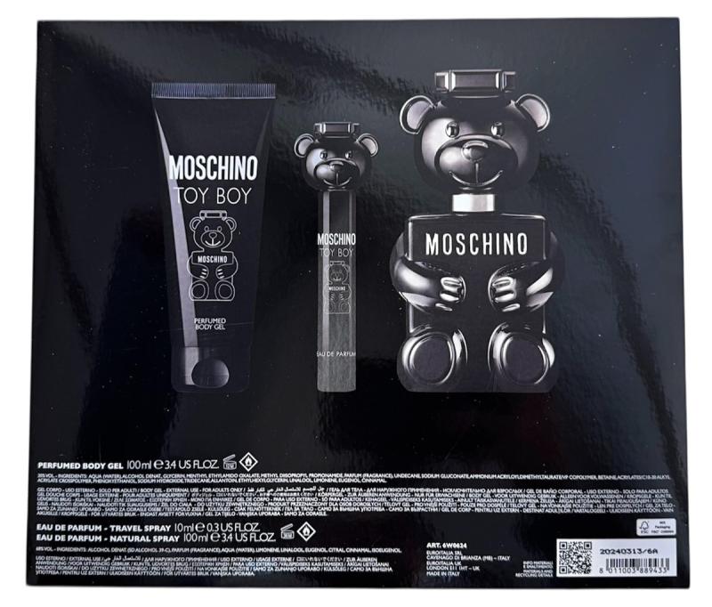 BY MOSCHINO MOSCHINO TOY BOY(M)(H/B)3PC