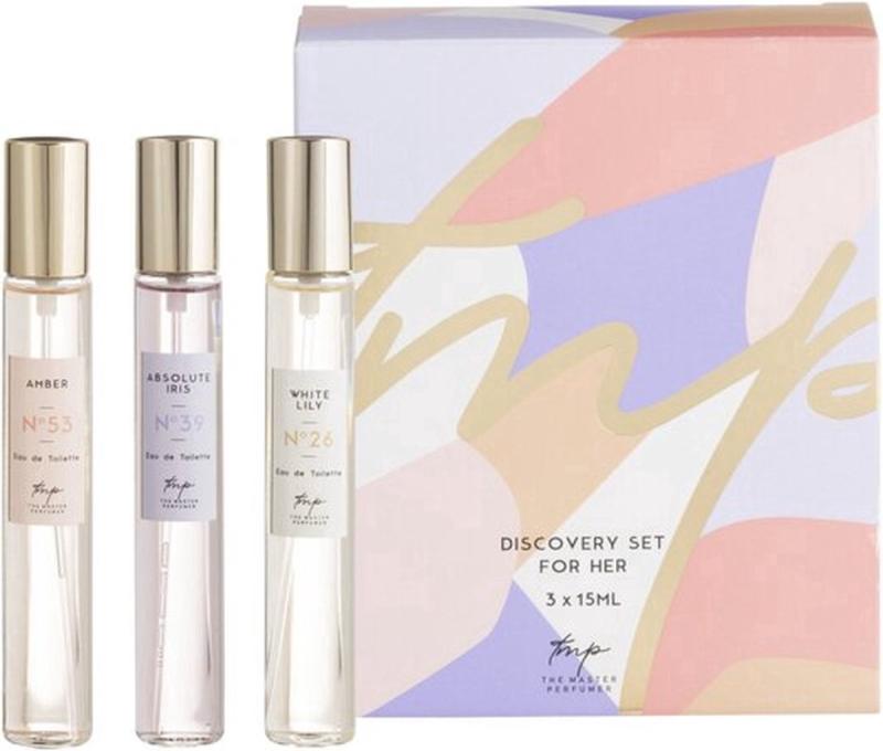 BY THE MASTER PERFUMER THE MASTER PERFUMER DISCOVERY SET(W)(H/B)3PC SET(3;15ML,  N;53,  N;39,
