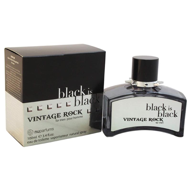 BLACK IS BLACK VINTAGE ROCK BY UNKNOWN By Men Perfume For Men