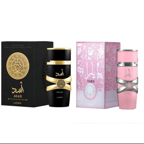 ASAD 100ML EDP MEN AND YARA 100ML EDP WOMEN. By LATTAFA For Kid