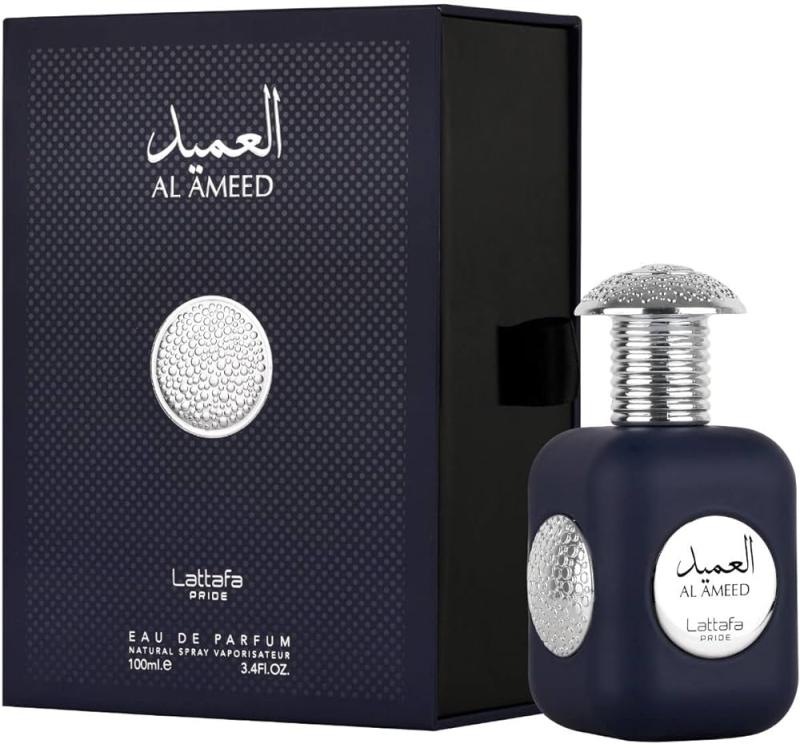 LATTAFA PRIDE AL AMEED SILVER 3.4 EDP FOR MEN. DESIGNER:LATTAFA BY FOR