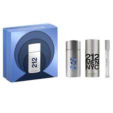 GIFT/SET 212 CAROLINA HERRERA 3 PCS.  3.4 EDT SPRAY, 10ML EDT, 3. By CAROLINA HERRERA For MEN