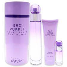 GIFT/SET 360 PURPLE BY PERRY ELLIS 3PCS.  3.