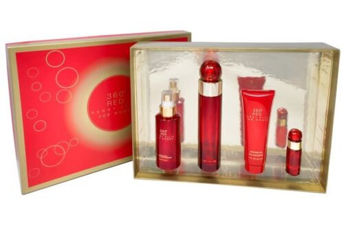GIFT/SET 360 RED 4 PCS.  3. By PERRY ELLIS For Women