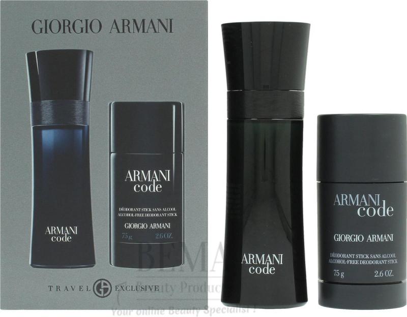 GIFT/SET ARMANI CODE 2PCS.: 2. By GIORGIO ARMANI For MEN