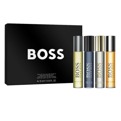 GIFT/SET BOSS HUGO BOSS 4 PCS.: 10ML MINI SET: BOSS # By HUGO BOSS For MEN