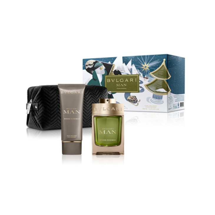 BVLGARI MAN WOOD ESSENCE 3 PCS SET: By  For 34