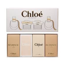 GIFT/SET CHLOE 4PCS.CHLOE 4 PCS MINI SET : 2 X CHLOE NOMADE + CHLO By KL LAGERFELD For Women