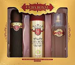 GIFT/SET CUBA ROYAL 3 PCS.  3.4 FL By CUBA For MEN