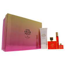 KATE SPADE LIVE COLORFULLY 4PCS SET: 3.4 EDP SPRAY, BC, ROLLERBALL, MINI (LOW FILL) FOR WOMEN. DESIGNER:KATE BY  FOR 