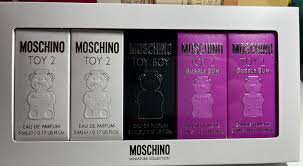 MOSCHINO 5 PCS. SET: TOY 2 + TOY 2 + TOY BOY + TOY 2 BUBBLEGUM + TOY 2 BUBBLEGUM WOMEN. BY  FOR