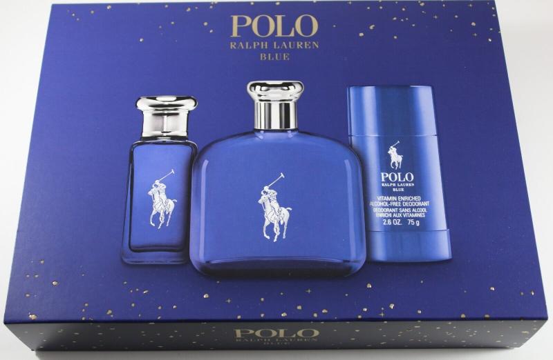 RALPH LAUREN POLO BLUE 3PC SET: 4.2 EDT SPRAY, By RALPH LAUREN. For MEN