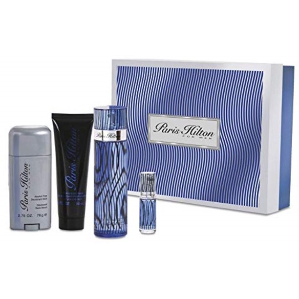 GIFT/SET PARIS HILTON 4 PCS.  3.4 FL By PARLUX For MEN