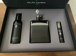 RALPH LAUREN CLUB 3 PC SET: 3.4  EDP SPRAY + 10 ML EDP SPRAY + A/S LOTION (HARD BOX) MEN. DESIGNER:RALPH BY  FOR 