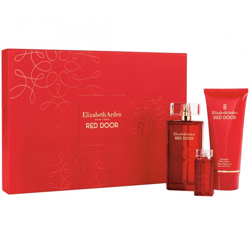 GIFT/SET RED DOOR 3 PCS.  3.3 FL By ELIZABETH ARDEN For WOMEN