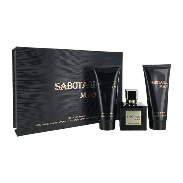 GIFT/SET SABOTAGE BY SARA BABA 3 PCS.  3.4 FL By SARA BABA For MEN