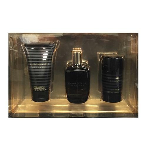 GIFT/SET UNFORGIVABLE 3 PCS.  4.2 FL By SEAN JOHN For MEN