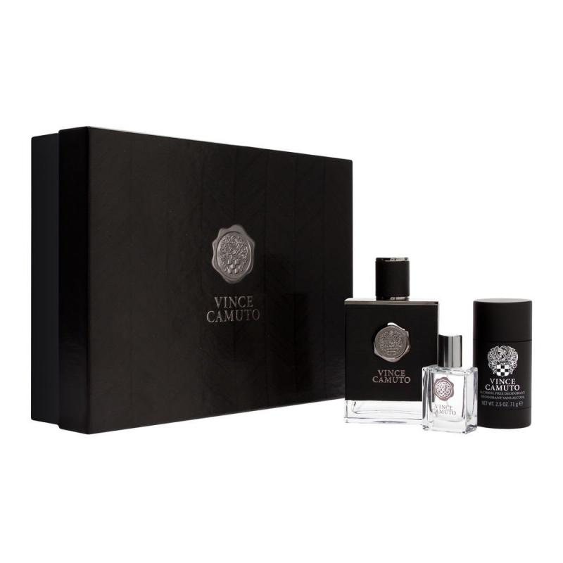 GIFT/SET VINCE CAMUTO BLACK 3 PCS. 3. By VINCE CAMUTO For MEN