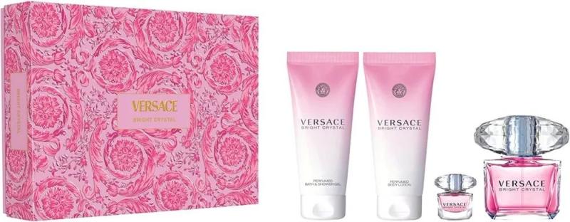 GIFT/SET BRIGHT CRYSTAL 4PCS : 3. By VERSACE For WOMEN