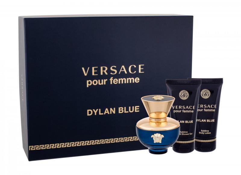 GIFT/SET DYLAN BLUE POUR FEMME 3 PCS. BY VERSACE: 1.