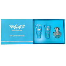 GIFT/SET VERSACE DYLAN TURQUOISE 3 PCS.  1. By VERSACE For WOMEN