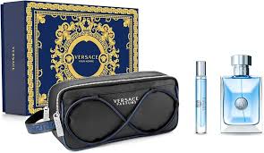 GIFT/SET POUR HOMME 3 PCS.  3.4 FL By VERSACE For MEN