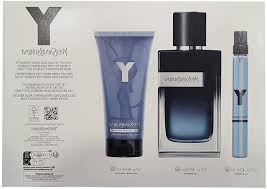 GIFT/SET Y BY YVES SAINT LAURENT 3 PCE  3.4 EDP + 10 ML EDP+ 1.