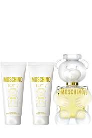 GIFT/SET MOSCHINO TOY 3 PCS. BY MOSCHINO: 3.4 EDP SPRAY,3.4 BODY LOTION,10 ML EDP SPRAY FOR WOMEN. DESIGNER:MOSCHIN