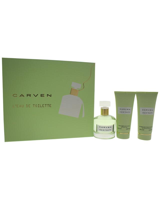CARVEN L(EAU DE TOILETTE(W)(S/R)3PC By CARVEN For WOMEN