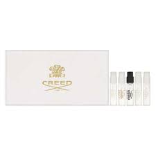 CREED 5 PC WOMEN(S SAMPLER EDP SET 5X1.7ML -AVENTUS FOR HER+LOVE IN WHITE+ACQUA BY CREED FOR WOMEN