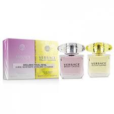 VERSACE 2 PCS (W) SET: BRIGHT CRYSTAL 30ML EDT + YELLOW DIAMOND 30ML FOR WOMEN.