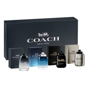 GIFT/SET COACH NEW 4 PCS FOR MEN BY COACH :COACH 4PCS X 4.5ML MINI SET: (MAN + BLUE + GREEN + BLACK FOR MEN. DESIGNER:COAC By COACH For Men