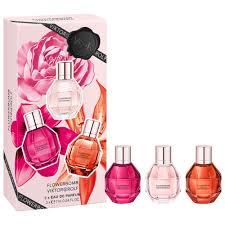 GIFT/SET FLOWERBOMB 3 PCS. .3X7ML EDP SPL)(FLOWER BOMB,RUBY ORCHID,TIGER LILY FOR WOMEN. DESIGNER:VIKTOR & ROL