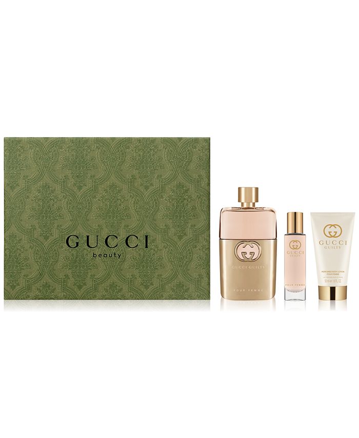 GIFT/SET GUCCI GUILTY 3 PCS.  3.O FL By GUCCI For WOMEN